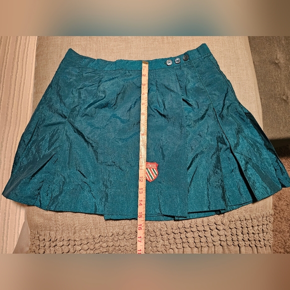 VINTAGE 90s K Swiss Pleated Tennis skirt sz 12 NWT - Picture 2 of 5